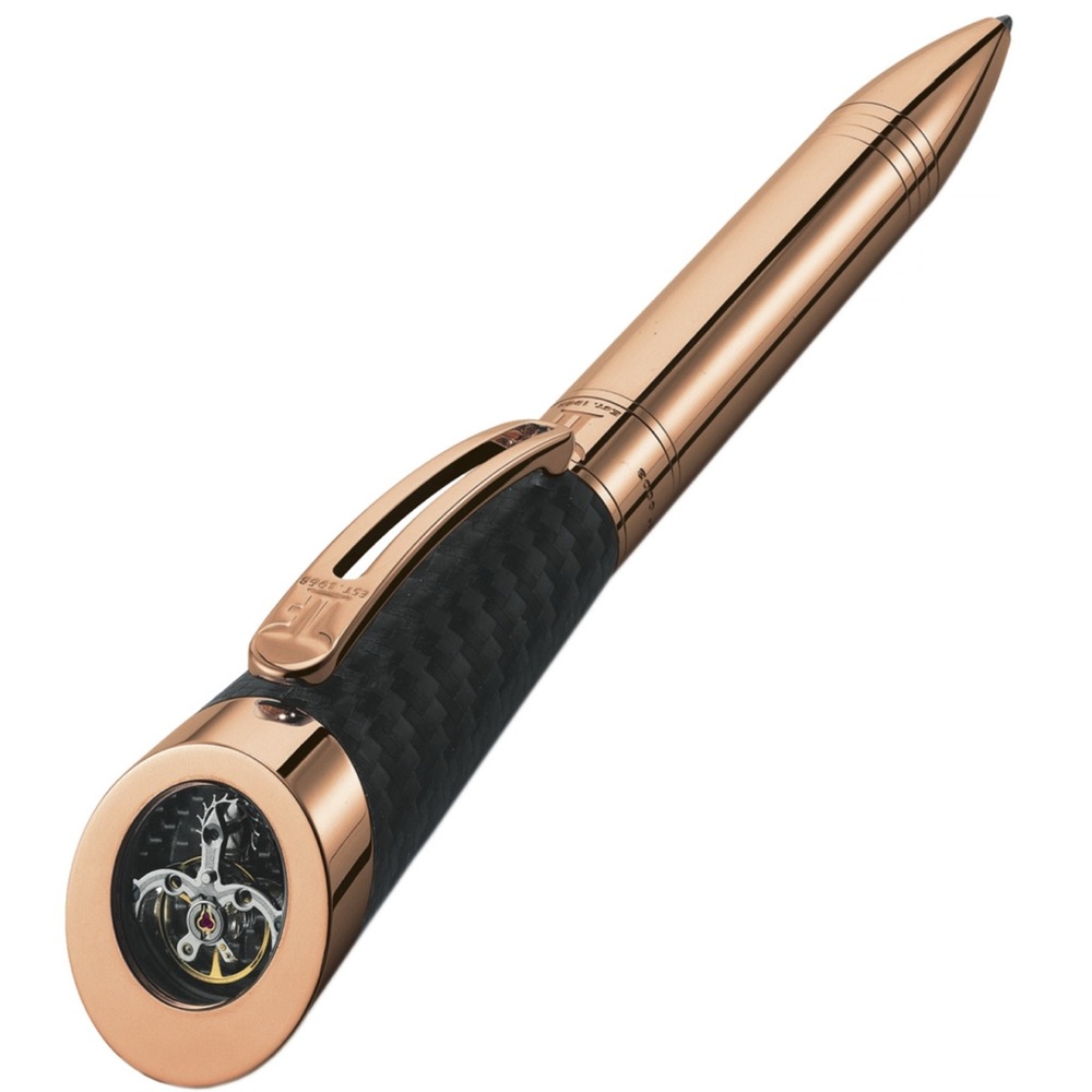 Brand	TF Est.1968
Model	Tourbillon Pen
Material: Rose Gold Plated and carbon